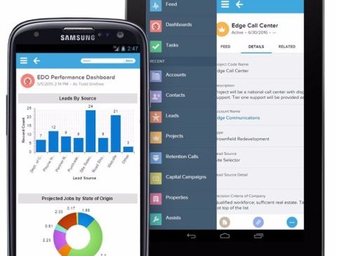 Salesforce1 Mobile App brings real time forecasting to sales team