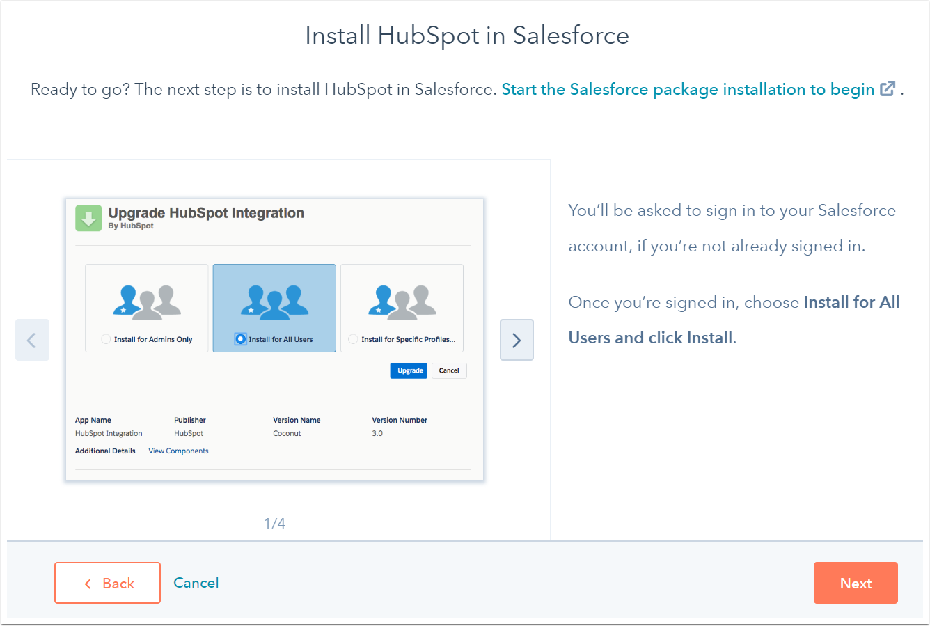 Salesforce start. Metadata api