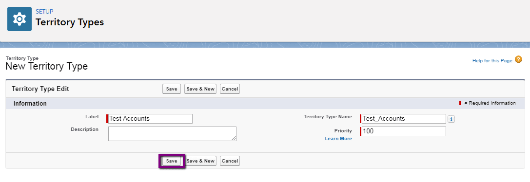 territory assignment in oracle sales cloud