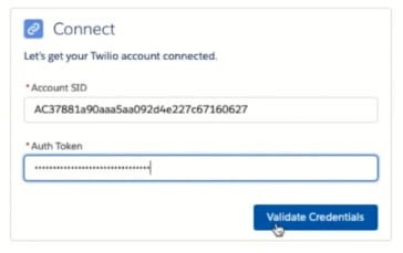 App launcher-Twilio Configuration