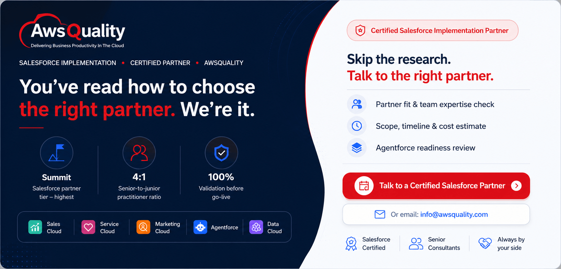 Connect with Salesforce Implementatio Partner