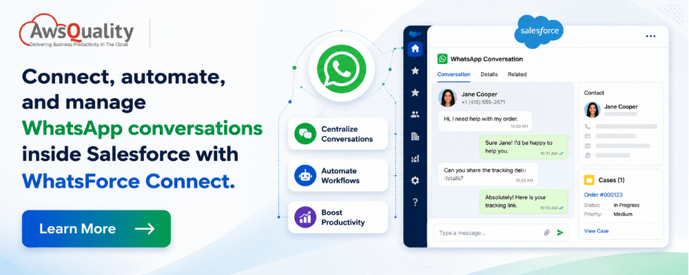 Use WhatsApp inside Salesforce
